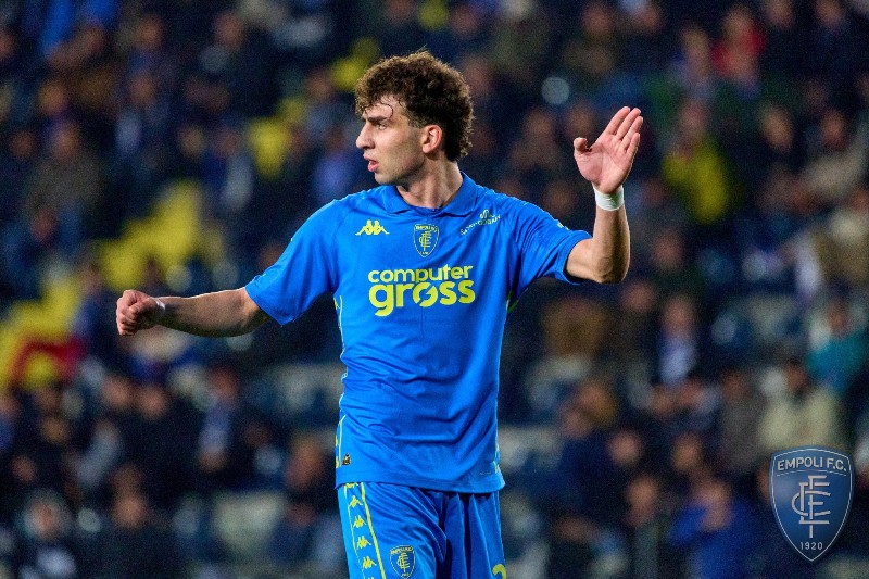 Saba Goglichidze, Empoli 2025, imagen tomada sel sitio web del Empoli