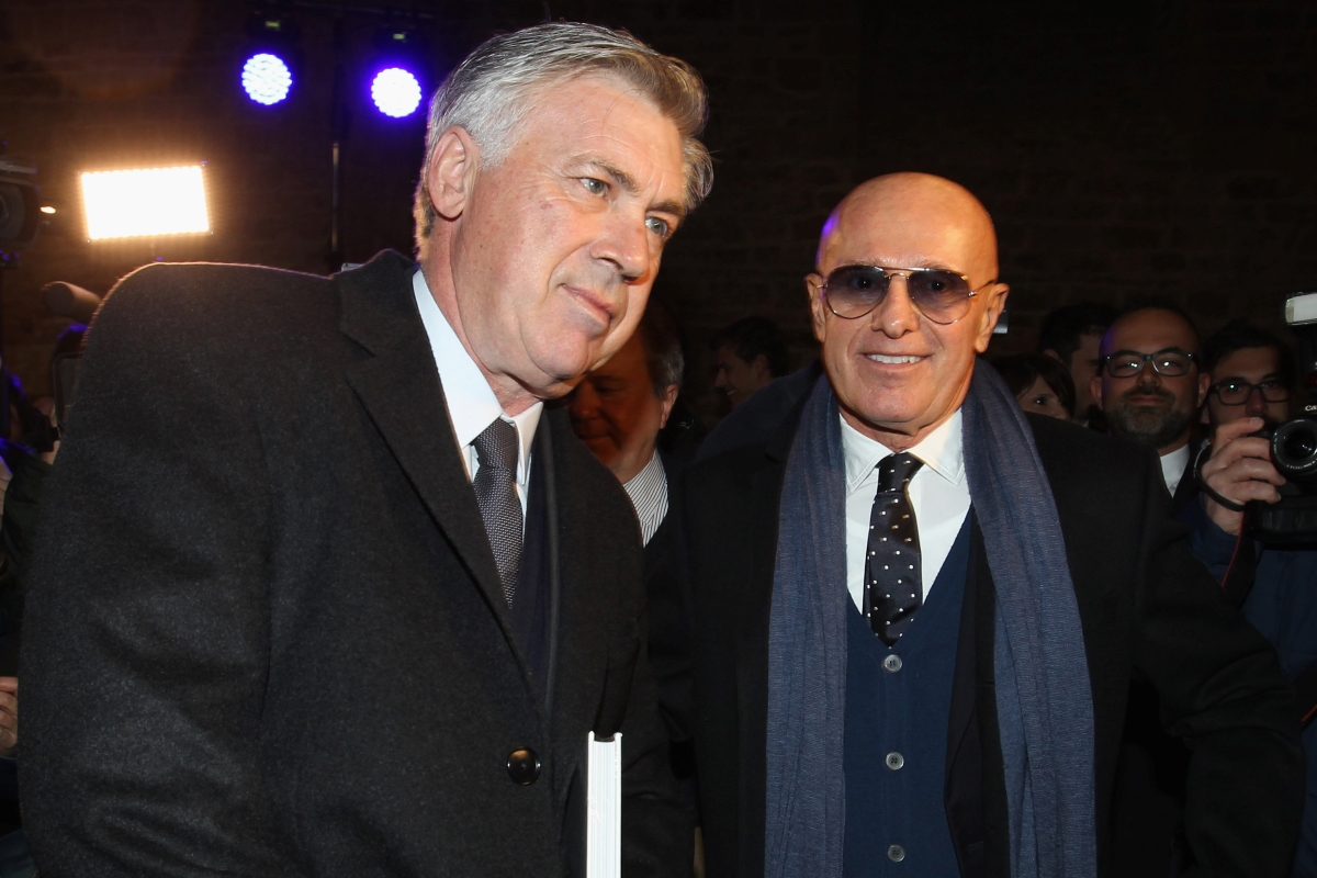 Arrigo Sacchi junto a Carlo Ancelotti
