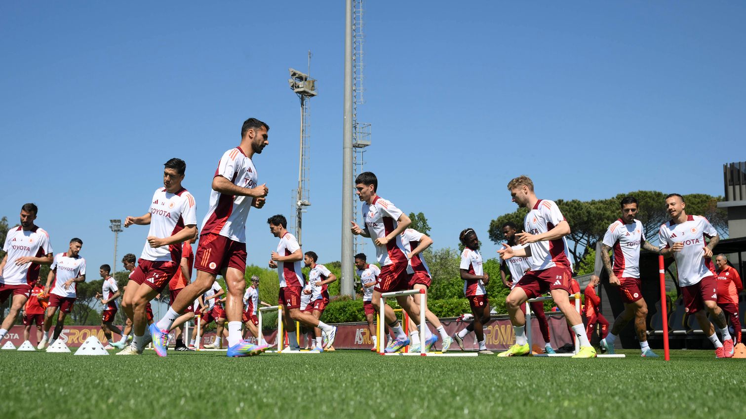 Entrenamiento Roma Fiorentina