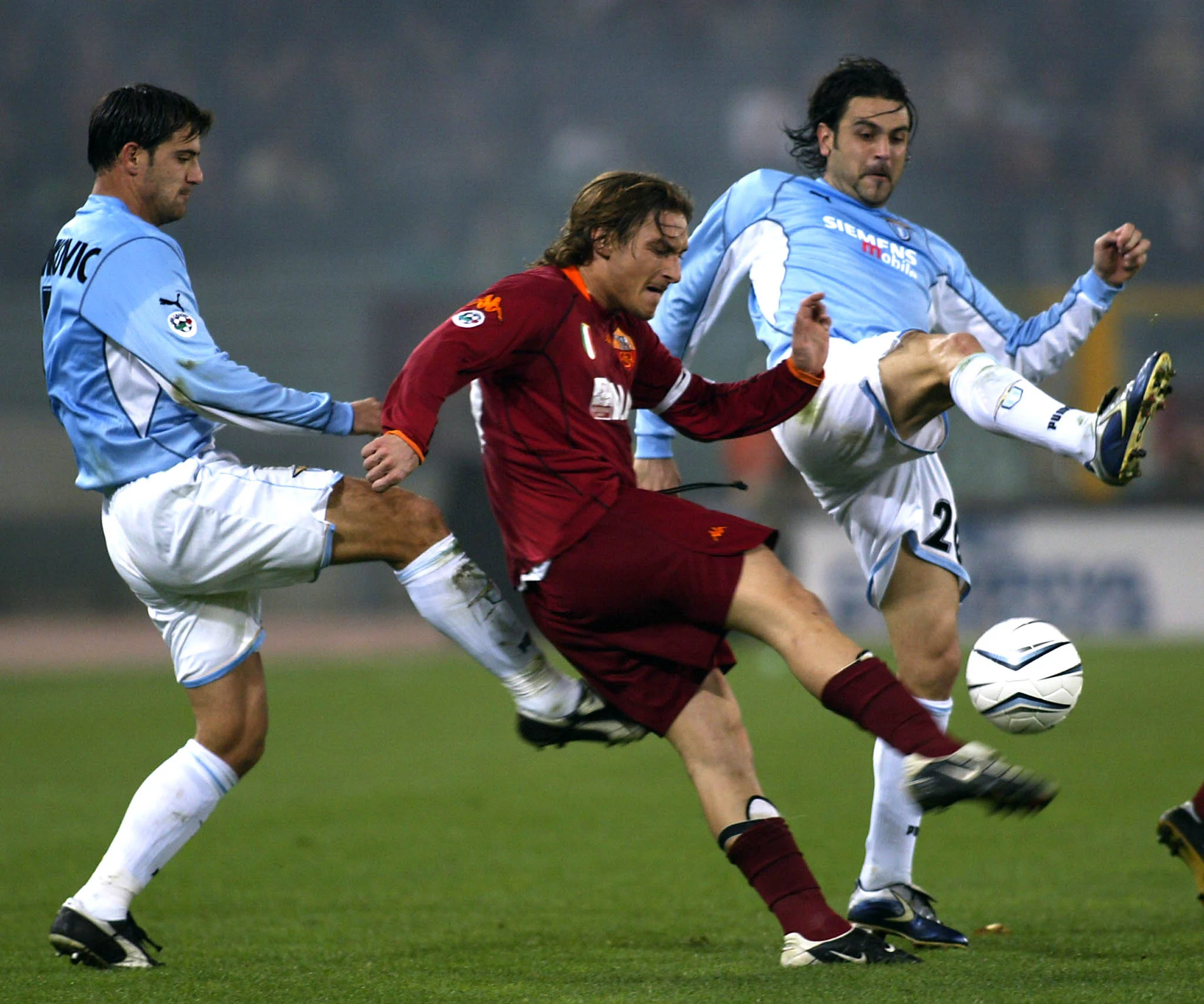 Totti, Roma vs Lazio