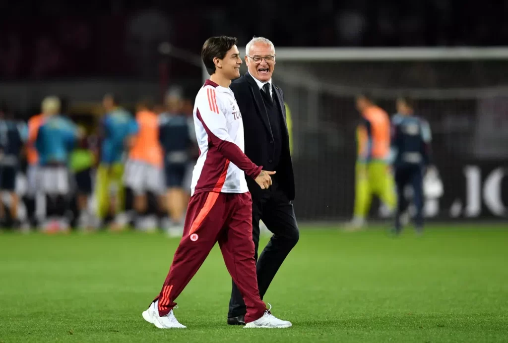 Dybala:»Ranieri es especial, debemos estar orgullosos de lo que hicimos desde que llego; ¿si me quedo? espero que sí, mi voluntad es seguir»