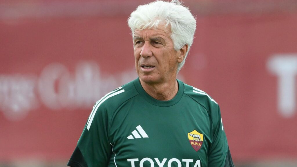 Gian Piero Gasperini, entrenador de la Roma