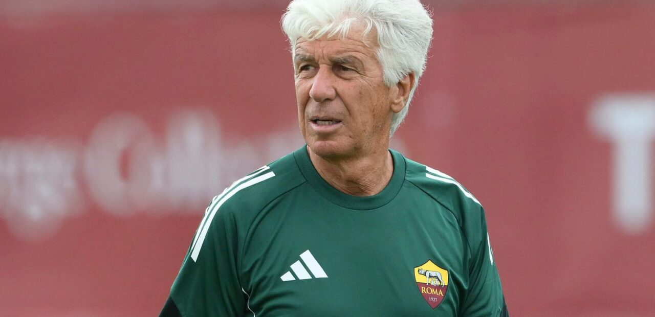 Gian Piero Gasperini, entrenador de la Roma