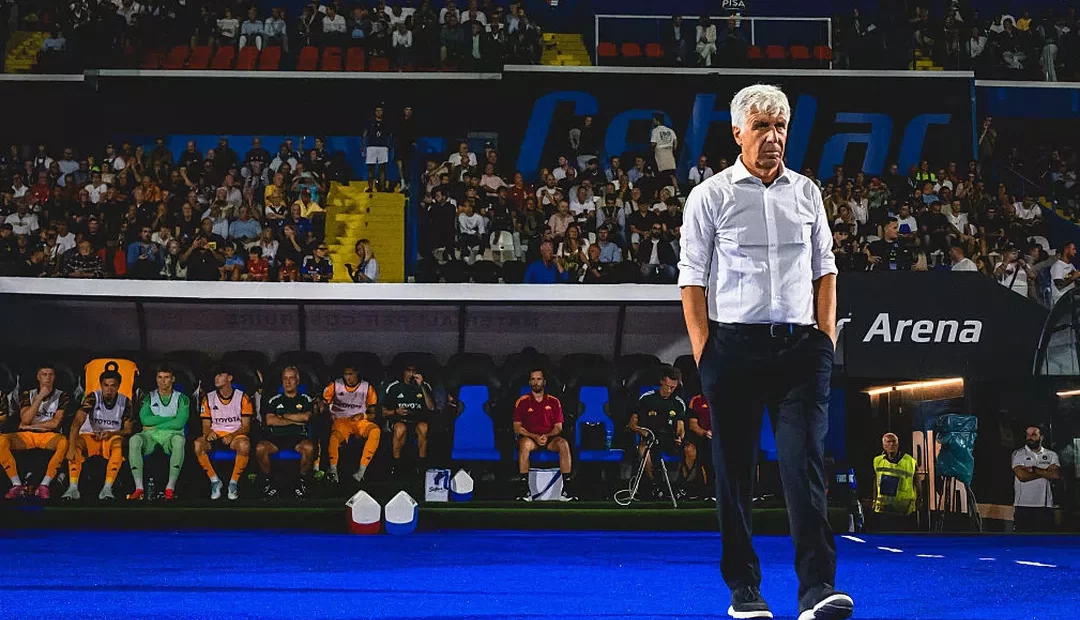 Gasperini, Pisa vs Roma por Serie A