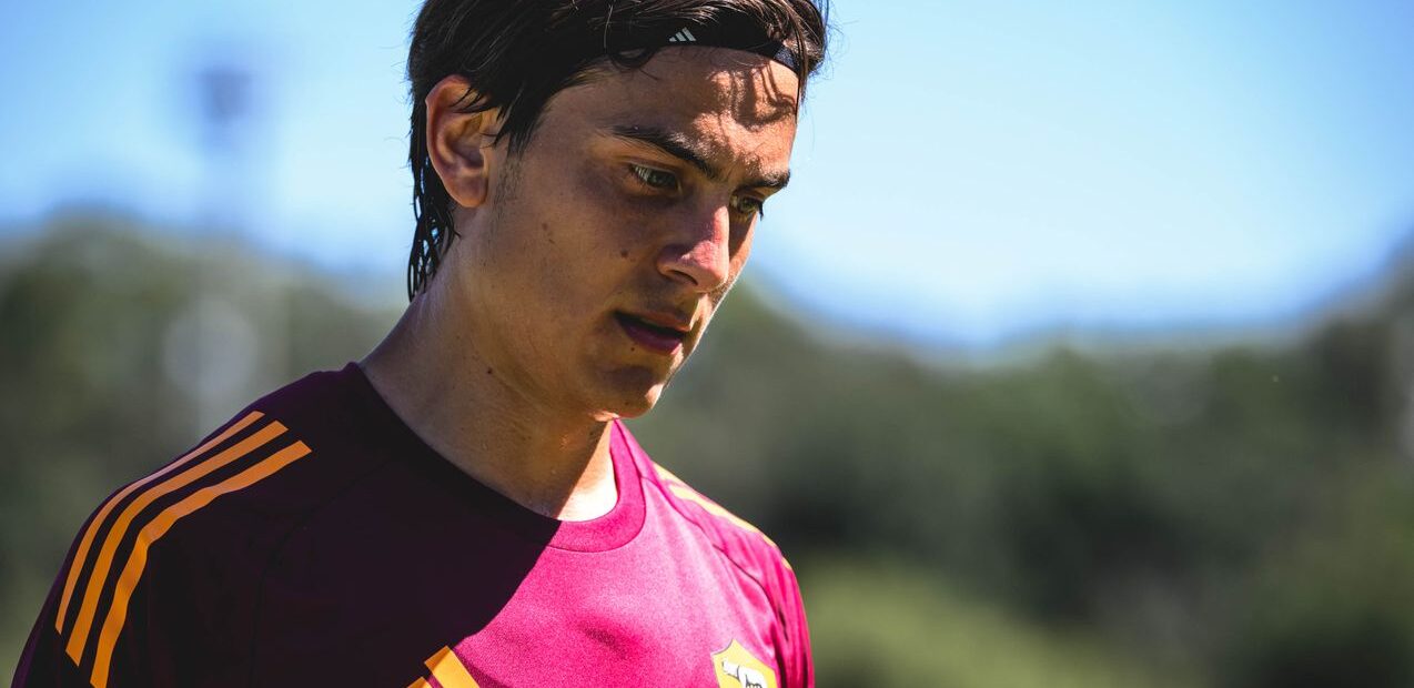 Paulo Dybala, entrenamiento AS Roma