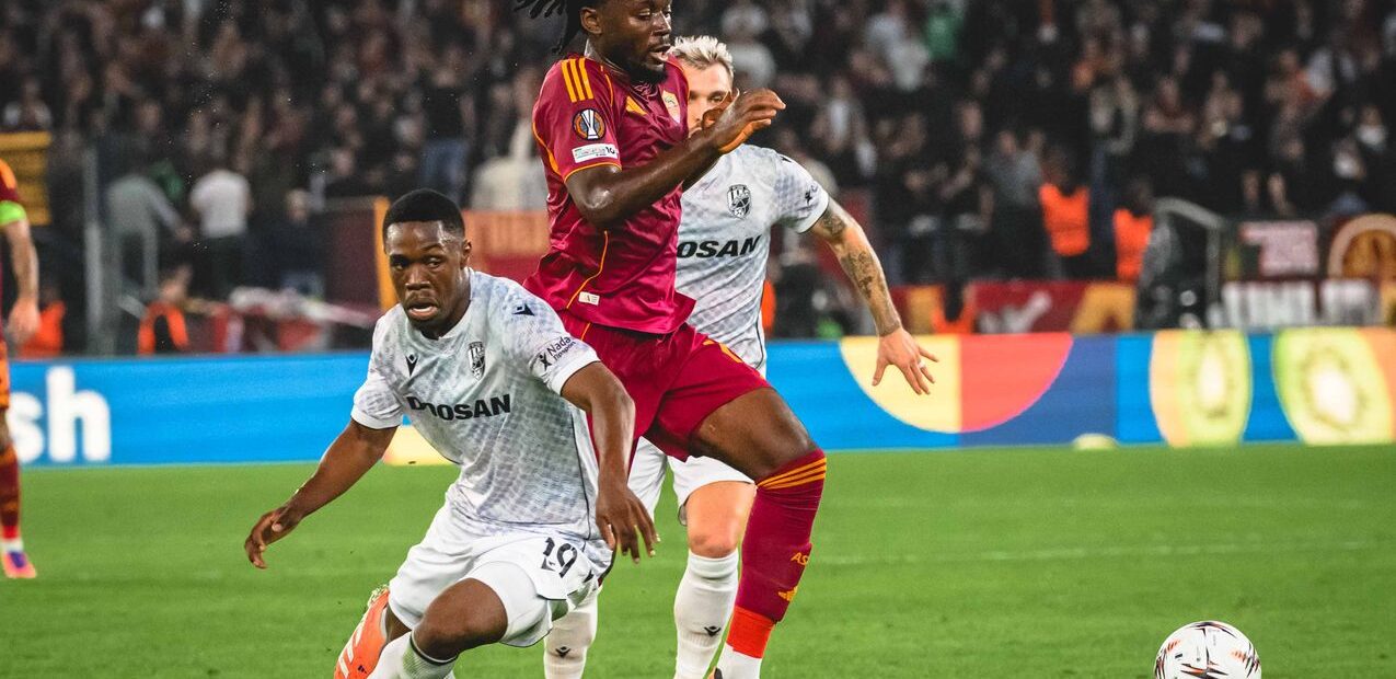 Koné - Roma vs Viktoria Plzen - Europa League - Web AS Roma