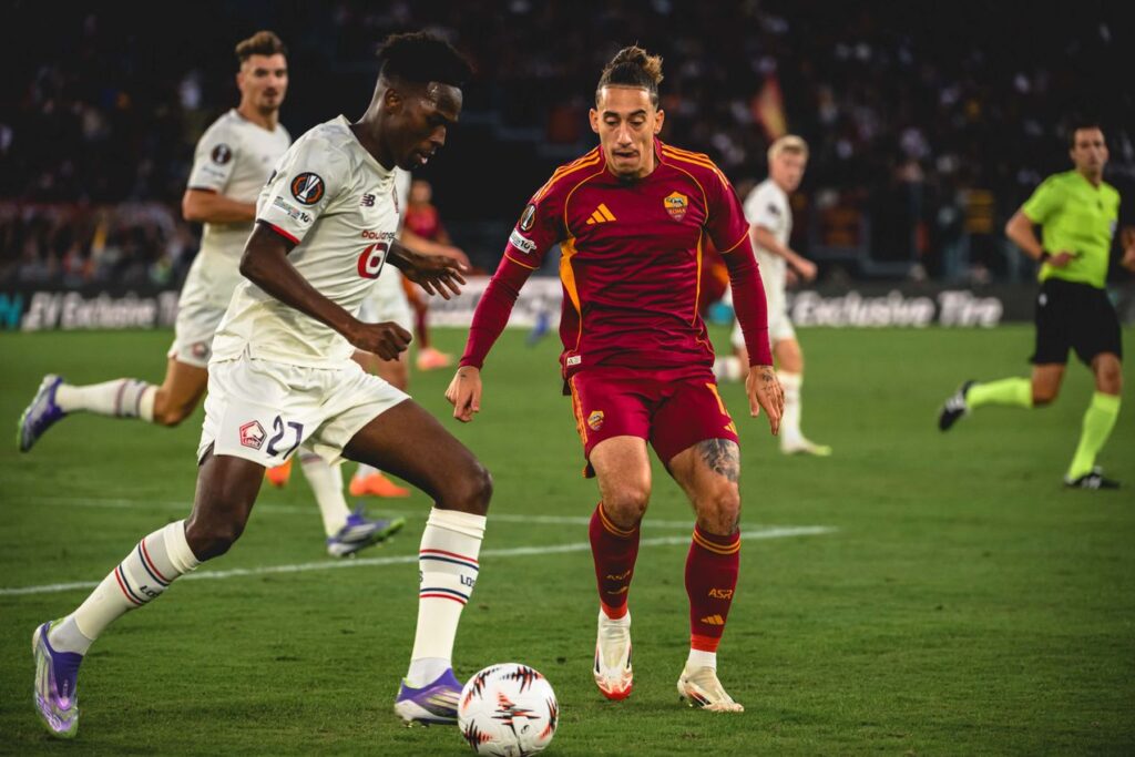 Kostas Tsimikas - Roma vs Lille - Web AS Roma