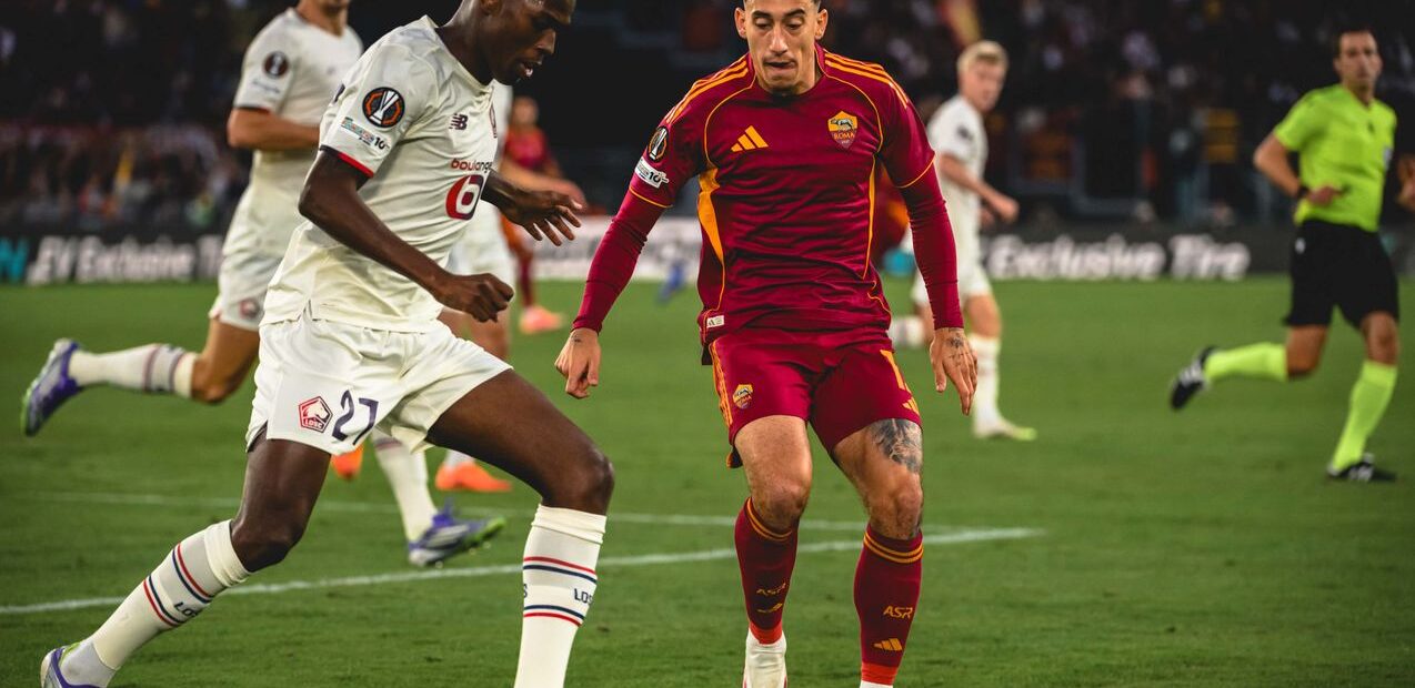 Kostas Tsimikas - Roma vs Lille - Web AS Roma