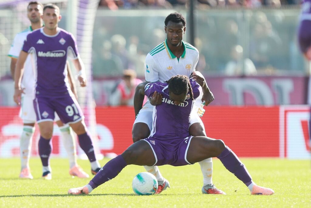 Ndicka y Kean - Fiorentina vs Roma - Web AS Roma