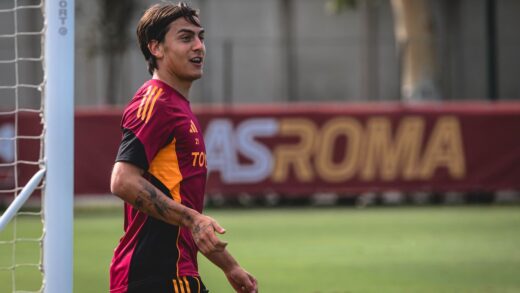 Paulo Dybala, entrenamiento AS Roma