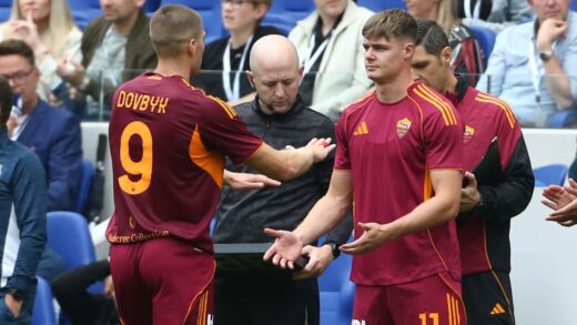 Dovbyk y Ferguson, AS Roma