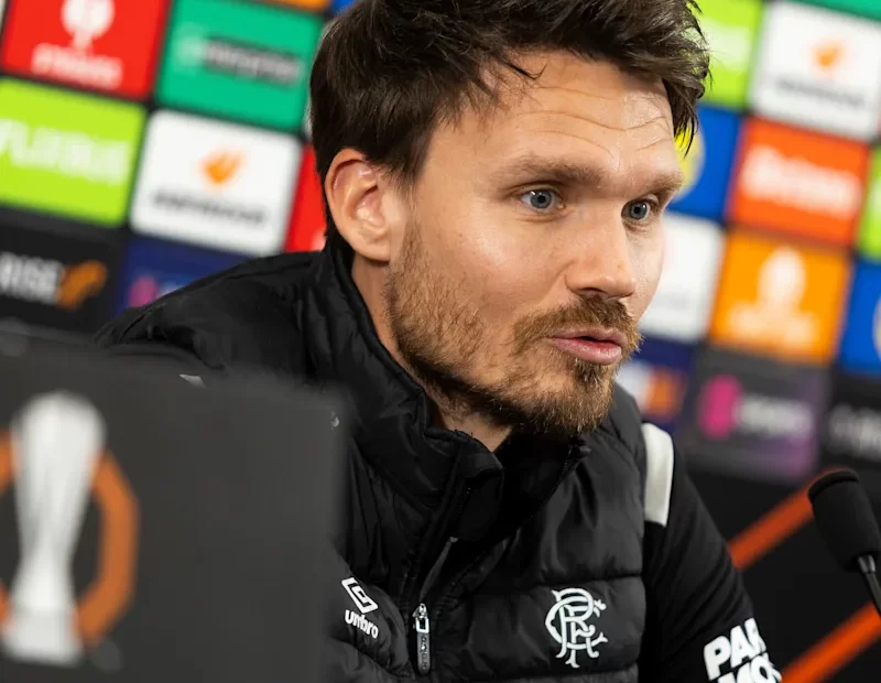 Danny Rohl - Rangers vs Roma - Europa League