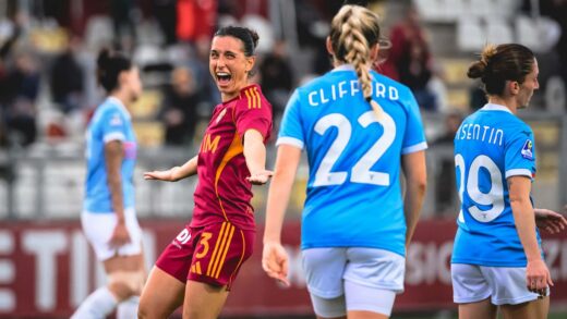 Di Guglielmo - Roma vs Lazio - Web AS Roma