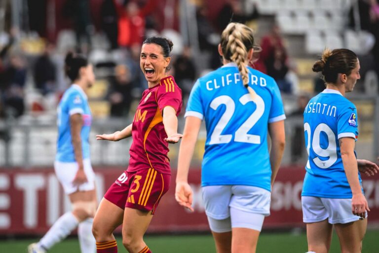 Di Guglielmo - Roma vs Lazio - Web AS Roma