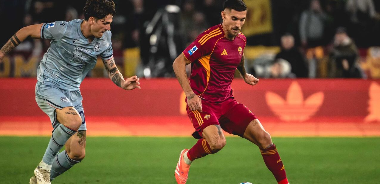 Pellegrini junto a Zaniolo - Roma vs Udinese - Web AS Roma
