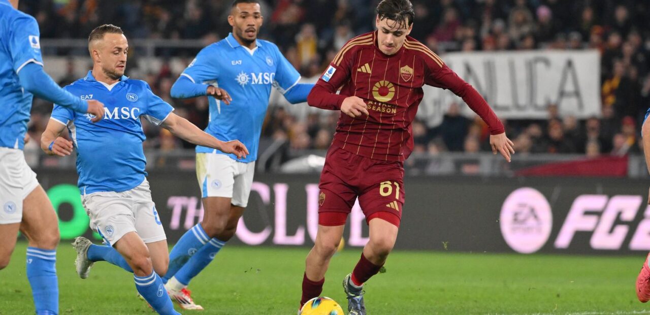 Pisilli y Lobotka - Roma vs Napoli - Web AS Roma