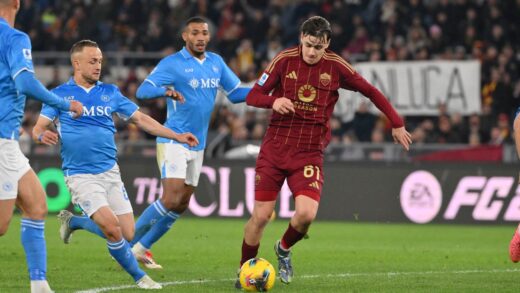 Pisilli y Lobotka - Roma vs Napoli - Web AS Roma