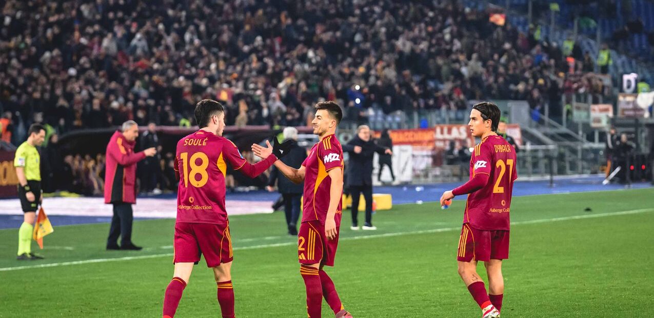 El Shaarawy - Dybala - Soulé - Roma vs Sassuolo