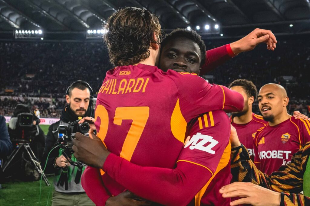 Ghilardi y Vaz - Roma vs Lecce - Web AS Roma