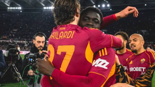 Ghilardi y Vaz - Roma vs Lecce - Web AS Roma